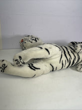 Load image into Gallery viewer, Vintage Large White Tiger Plush Stuffed Animal Toy Manufactured By Kellytoy USA

