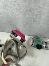 Load image into Gallery viewer, 3M Full Face Respirator Mask 6800 w/ 6001 Cartridges Filters Accessories Lot
