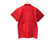 Load image into Gallery viewer, Handmade Men&#39;s Traditional Red Mexican Guayabera - Size Small Medium Large XL
