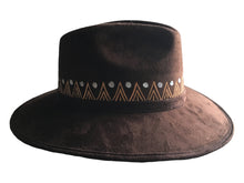 Load image into Gallery viewer, Handmade Mexican Mexican Sombrero Hat - Hand Painted Faux Suede - Artesanal
