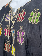 Load image into Gallery viewer, Handmade Embroidered Mexican Blouse - Size Medium
