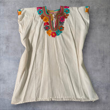 Load image into Gallery viewer, Handmade Embroidered Mexican Blouse - Size Small / Medium
