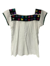 Load image into Gallery viewer, Handmade Embroidered Mexican Blouse - Size Small / Medium
