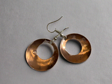 Load image into Gallery viewer, Handmade Mexican Hand Painted Copper Earrings
