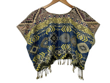 Load image into Gallery viewer, Women&#39;s Handmade Woven Mexican Crop Top  Hippie Boho Mexican Blouse - One Size
