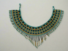 Load image into Gallery viewer, Handmade Mexican Huichol Bead Necklace - Huichol Folk Art Jewelry
