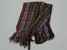 Load image into Gallery viewer, Handmade Rainbow Mexican Rebozo Scarf

