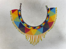 Load image into Gallery viewer, Handmade Mexican Huichol Bead Necklace - Huichol Folk Art Jewelry

