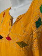 Load image into Gallery viewer, Handmade Embroidered Mexican Blouse - Size Small
