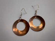 Load image into Gallery viewer, Handmade Mexican Hand Painted Copper Earrings
