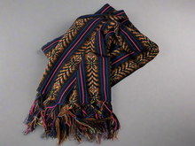 Load image into Gallery viewer, Handmade Rainbow Mexican Rebozo Scarf
