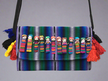 Load image into Gallery viewer, Handmade Mexican Worry Doll Cross-Body Bag Clutch Handbag Purse
