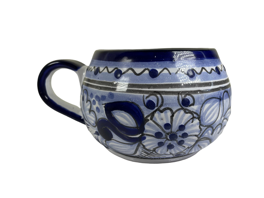 Handmade Mexican Talavera Pottery Ceramic Mug - 14oz