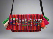 Load image into Gallery viewer, Handmade Mexican Worry Doll Cross-Body Bag Clutch Handbag Purse
