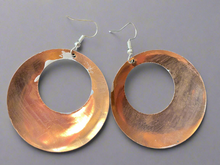 Load image into Gallery viewer, Handmade Mexican Hand Painted Copper Earrings
