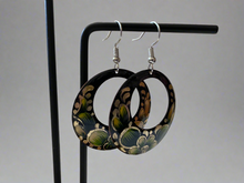 Load image into Gallery viewer, Handmade Mexican Hand Painted Copper Earrings
