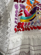 Load image into Gallery viewer, Handmade Embroidered Mexican Floral Paloma Blouse - Size Large
