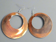 Load image into Gallery viewer, Handmade Mexican Hand Painted Copper Earrings
