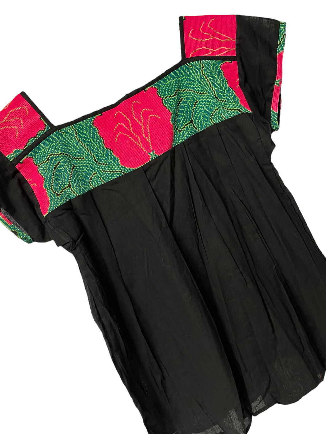 Handmade Embroidered Mexican Blouse - Size Small / Medium