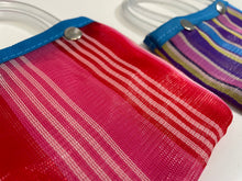 Load image into Gallery viewer, Set of 4 Mini Mexican Market Bags 5x4.5”
