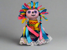 Load image into Gallery viewer, Handmade 10&quot; Mexican Rag Doll - Lele Doll - Maria Doll - Muñeca Maria Mexicana
