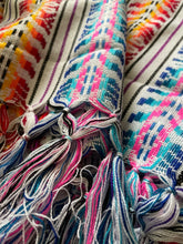 Load image into Gallery viewer, Handmade Rainbow Mexican Rebozo Scarf
