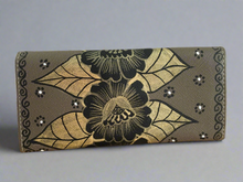 Load image into Gallery viewer, Hand Painted Vegan Mexican Wallet - Artesanias Mexicanas - Cartera Pintada a Mano en Guanajuato Mexico - Mexican Wallet for Women
