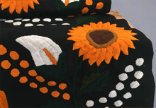 Load image into Gallery viewer, Handmade Mexican Hand Embroidered Sunflower Table Runner - Camino de Mesa
