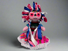 Load image into Gallery viewer, Handmade 10&quot; Mexican Rag Doll - Lele Doll - Maria Doll - Muñeca Maria Mexicana

