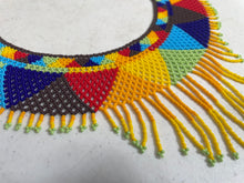Load image into Gallery viewer, Handmade Mexican Huichol Bead Necklace - Huichol Folk Art Jewelry
