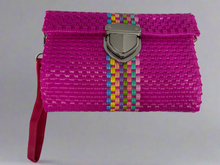 Load image into Gallery viewer, Mexican Hand Woven Recycled Plastic Clutch Bag Handbag Purse
