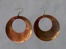Load image into Gallery viewer, Handmade Mexican Hand Painted Copper Earrings
