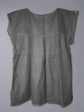 Load image into Gallery viewer, Handmade Embroidered Mexican Floral Paloma Blouse - Size Medium
