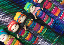 Load image into Gallery viewer, Handmade Mexican Worry Doll Cross-Body Bag Clutch Handbag Purse
