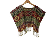 Load image into Gallery viewer, Women&#39;s Handmade Woven Mexican Crop Top  Hippie Boho Mexican Blouse - One Size
