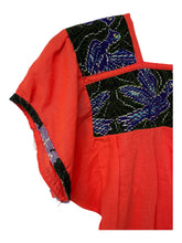 Load image into Gallery viewer, Handmade Embroidered Mexican Blouse - Size Small / Medium
