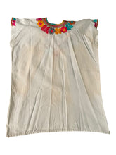 Load image into Gallery viewer, Handmade Embroidered Mexican Blouse - Size Small / Medium
