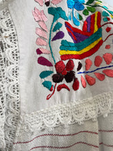 Load image into Gallery viewer, Handmade Embroidered Mexican Floral Paloma Blouse - Size Large
