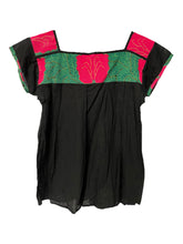 Load image into Gallery viewer, Handmade Embroidered Mexican Blouse - Size Small / Medium
