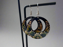 Load image into Gallery viewer, Handmade Mexican Hand Painted Copper Earrings
