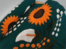 Load image into Gallery viewer, Handmade Mexican Hand Embroidered Sunflower Table Runner - Camino de Mesa
