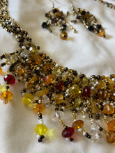 Load image into Gallery viewer, Handmade Mexican Huichol Bead Necklace, Bracelet &amp; Earrings Jewelry Set
