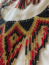 Load image into Gallery viewer, Handmade Mexican Huichol Bead Necklace, Bracelet &amp; Earrings Jewelry Set
