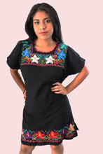 Load image into Gallery viewer, Womens Mexican Dress - Womens Embroidered Dress - Mexican Fiesta Dress - Size Medium - Size Large XL - Vestido Bordado - Vestido Mexicano
