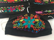 Load image into Gallery viewer, 10 Pack of Handmade Embroidered Mexican Fabric Face Masks
