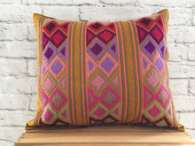 Load image into Gallery viewer, Handmade Hand Embroidered Mexican Pillow Cover - Mexican Home Decor

