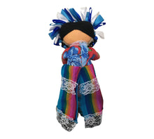 Load image into Gallery viewer, Handmade 12&quot; Mexican Rag Doll - Lele Doll - Maria Doll - Muñeca Maria Mexicana
