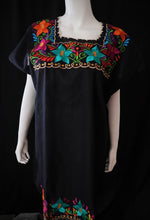 Load image into Gallery viewer, Womens Mexican Dress - Womens Embroidered Dress - Mexican Fiesta Dress - Size Medium - Size Large XL - Vestido Bordado - Vestido Mexicano
