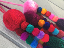 Load image into Gallery viewer, Handmade Rainbow Mexican Pom Pom Tassel
