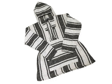 Load image into Gallery viewer, Handmade Mexican Baja Hoodie Poncho Sweatshirt- Size XL - Hippie &amp; Bohemian
